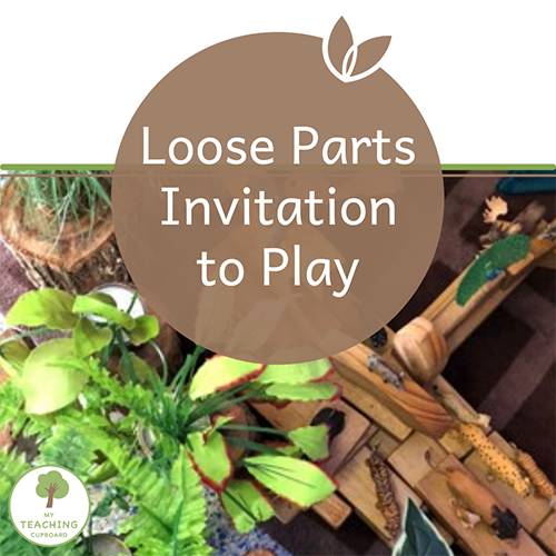 Loose Parts Invitation to Play - How to Set up an Inspiring Loose Parts Invitation to Play