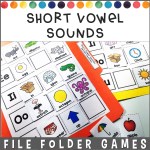 Vowel SOunds File Folder Games