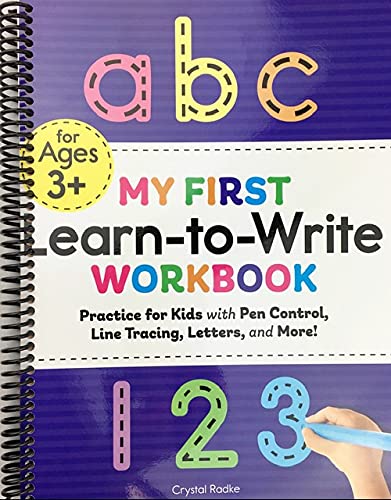 ABC My First Learn to Write Workbook - Practice for Kids with Pen control, line tracing, letters and more for ages 3+