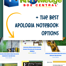 If you're looking for the best Apologia notebook options, then you'll love this inside peek into Knowledge Box Central journals.