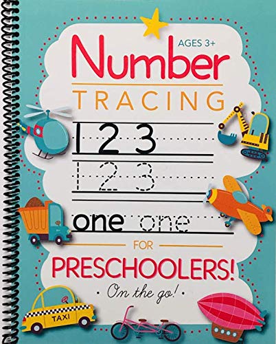 Number Tracing for Preschoolers Workbook for ages 3+