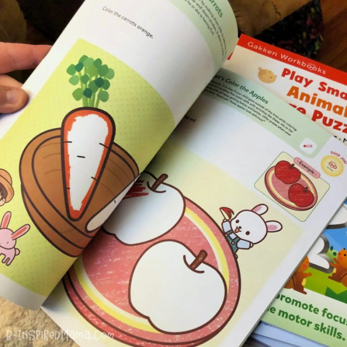 Learning Printables for Toddlers from the Play Smart Picture Puzzler Workbooks for 2 Year Olds