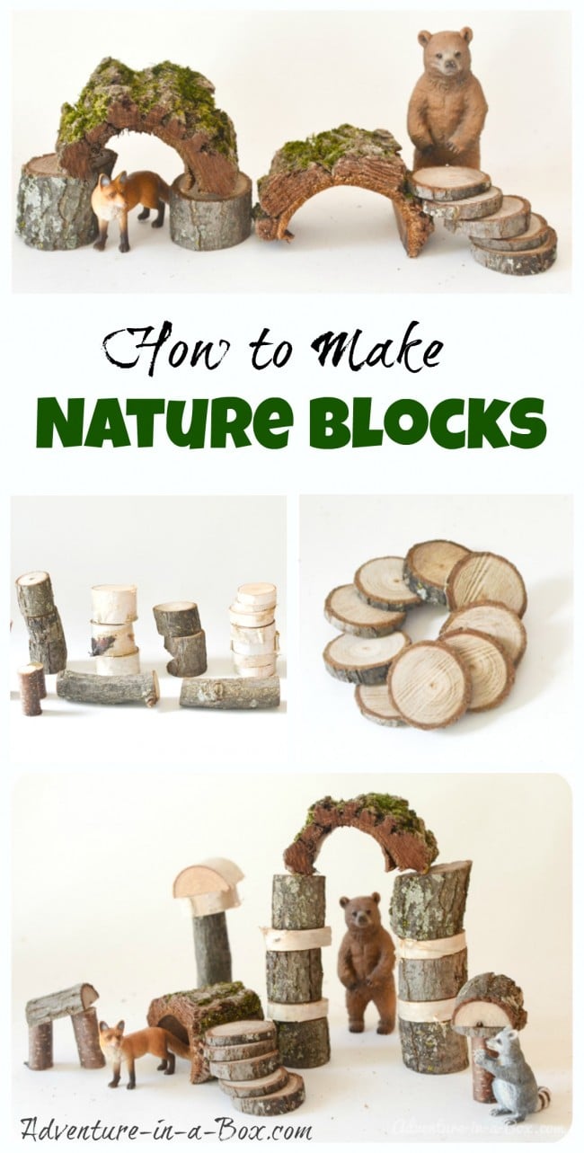 How to Make Waldorf-Inspired Nature Building Blocks for Children: DIY Toy Tutorial