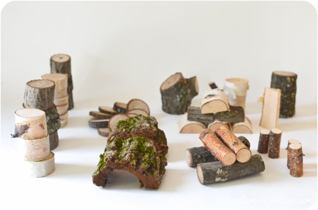 How to Make Waldorf-Inspired Nature Building Blocks for Children: DIY Toy Tutorial