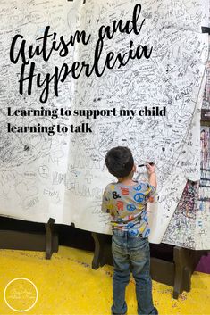 Learning to support my child learning to talk with autism and hyperlexia. Explaining what hyperlexia is, how we discovered our child was hyperlexic and how we amended the way we supported his journey to finding verbal language. #hyperlexia #hyperlexic #hyperlexiaandautism #learningtotalk
