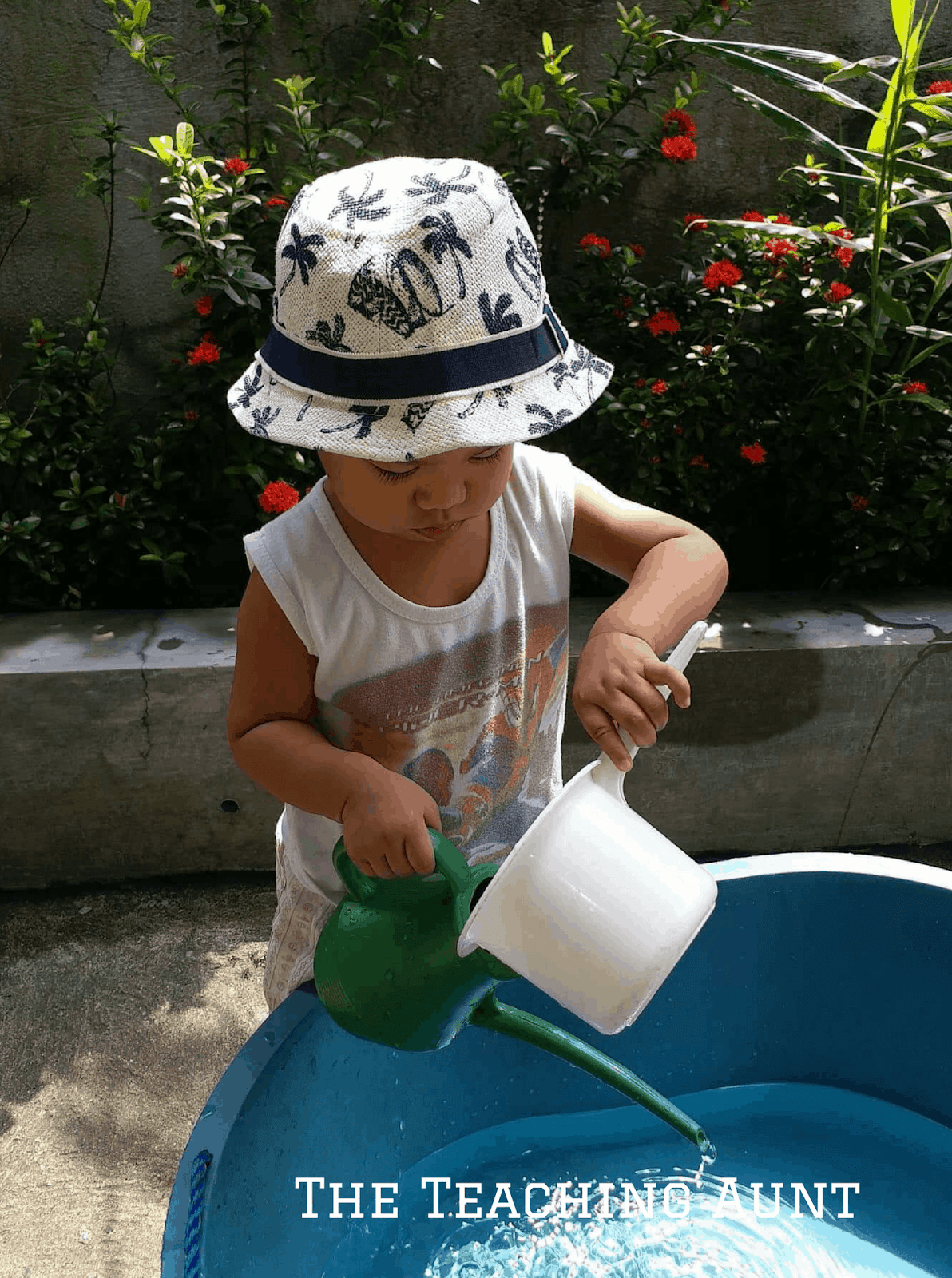 Water dipper activity- NO PREP Outdoor Activity for Toddlers