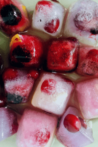 ice cubes with berries for colorful ice cubes for playing with ice