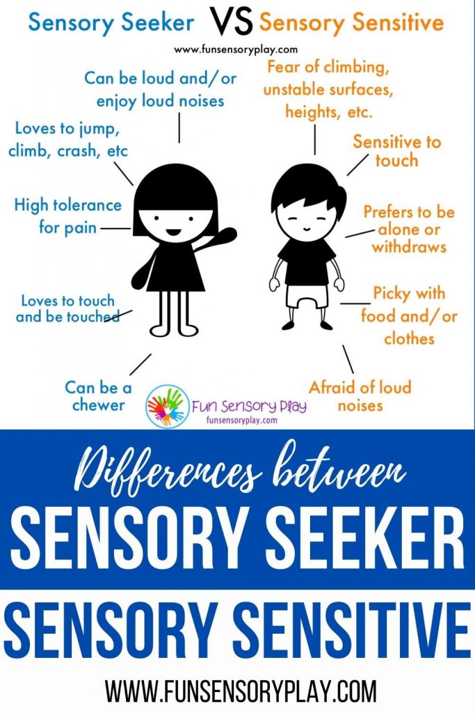 Sensory Seeker VS Sensory Sensitive