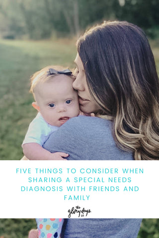 Special Needs Diagnosis Announcement 
