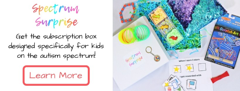 Subscription box for kids with autism
