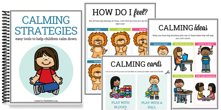 Calming Strategies: Easy tools to help children calm down
