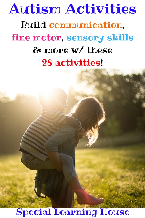 Autism Activities - build communication, fine motor, sensory skills & more!