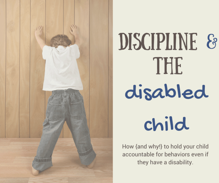 How to Discipline a Disabled Child~8 Tips for Success.